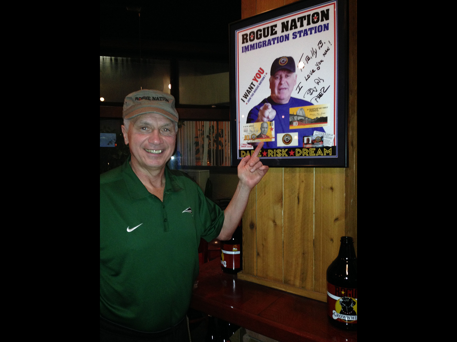 Rogue Nation Honors Bill with Promotion to “Global Ambassador” for the Brand